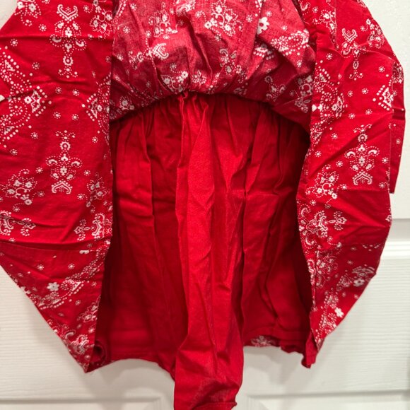 Oshkosh B'gosh Overall Dress Bandana pattern, size 5T - Picture 6 of 10